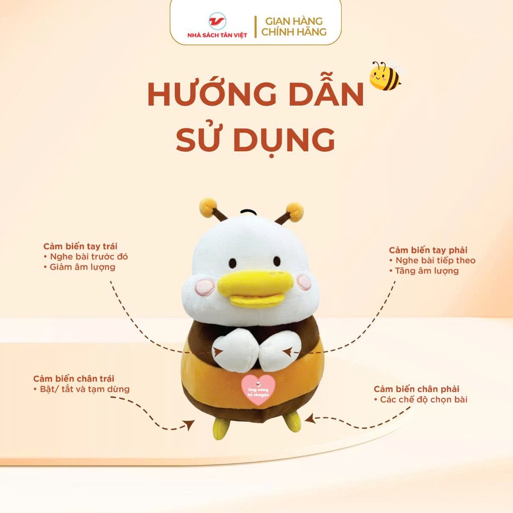 Ong Vàng Kể Chuyện size 40cm
