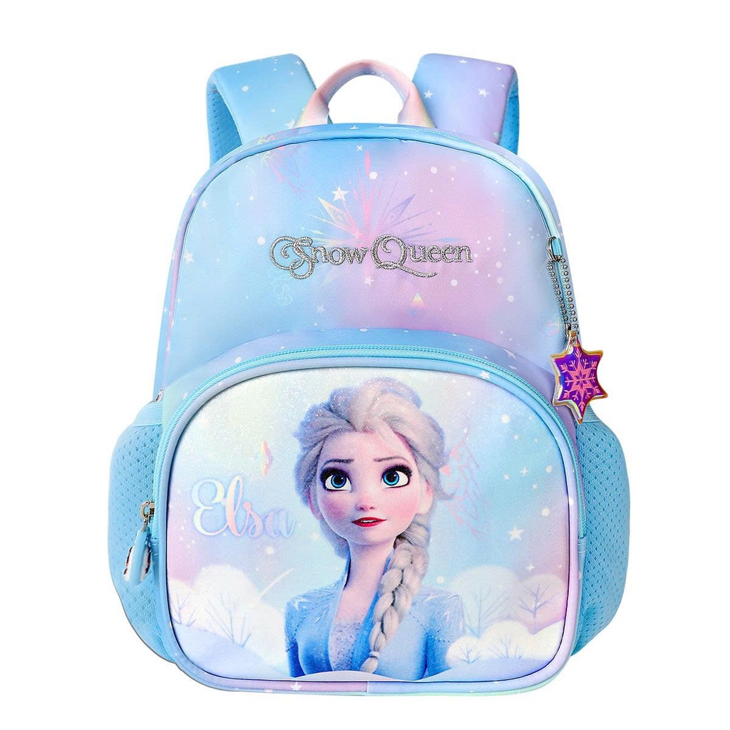[BÁN CHẠY] Balo Mầm Non Disney - Công Chúa Elsa Dễ Thương - Màu Xanh Dương Tươi Mát - Dành Cho Bé Gái
