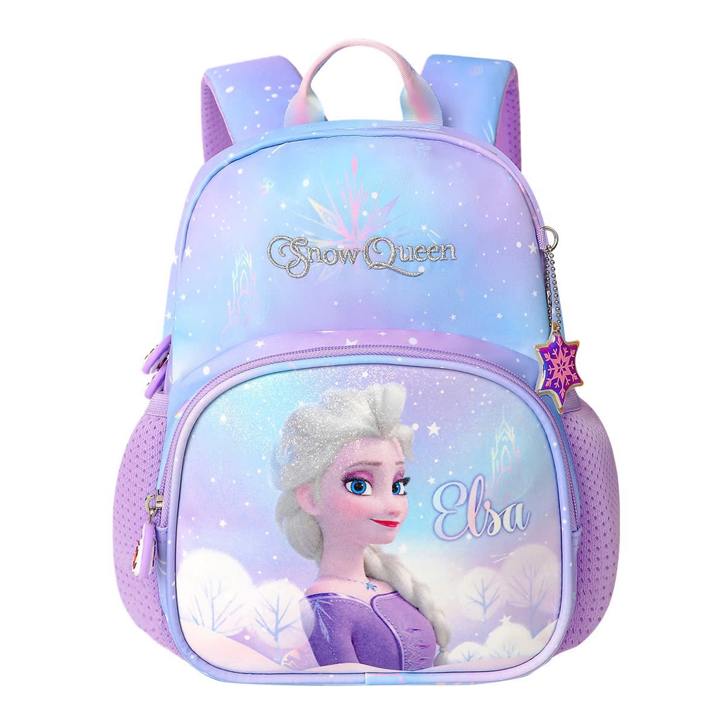 [BÁN CHẠY] Balo Mầm Non Disney - Công Chúa Elsa Dễ Thương - Màu Tím Mộng Mơ - Dành Cho Bé Gái