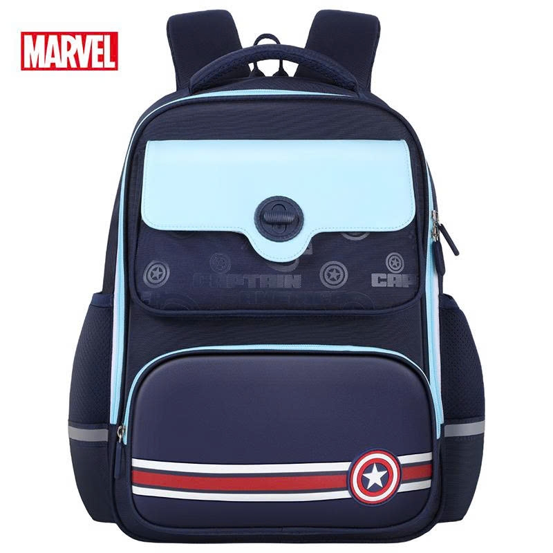 Balo Disney Cao Cấp - Marvel Captain America - Chống Gù Lưng, Siêu Nhẹ Cho Học Sinh Tiểu Học - B26083-A3