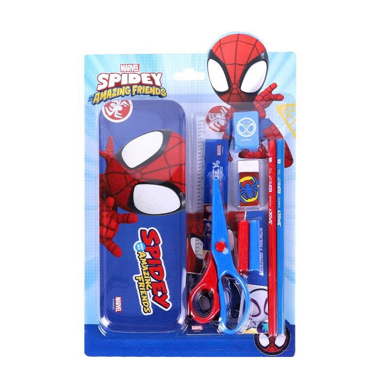 Bộ Dụng Cụ Học Tập Spider Man - 8 Chi Tiết - Dành Cho Học Sinh Tiểu Học - D01131A1