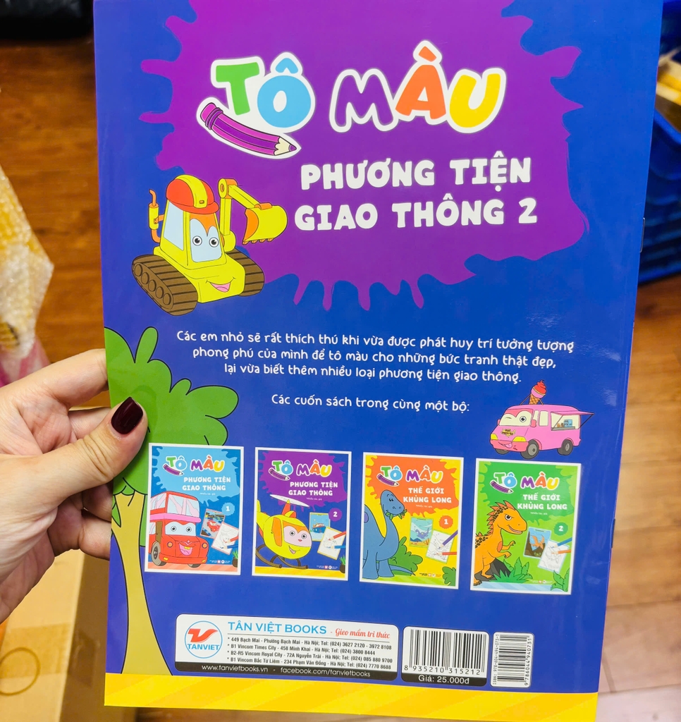 Tô Màu Phương Tiện Giao Thông 2 - Tái Bản 2026