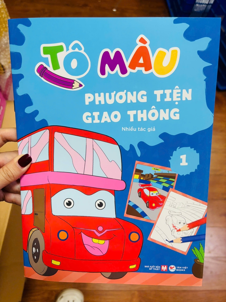 Tô Màu Phương Tiện Giao Thông 1 - Tái Bản 2026