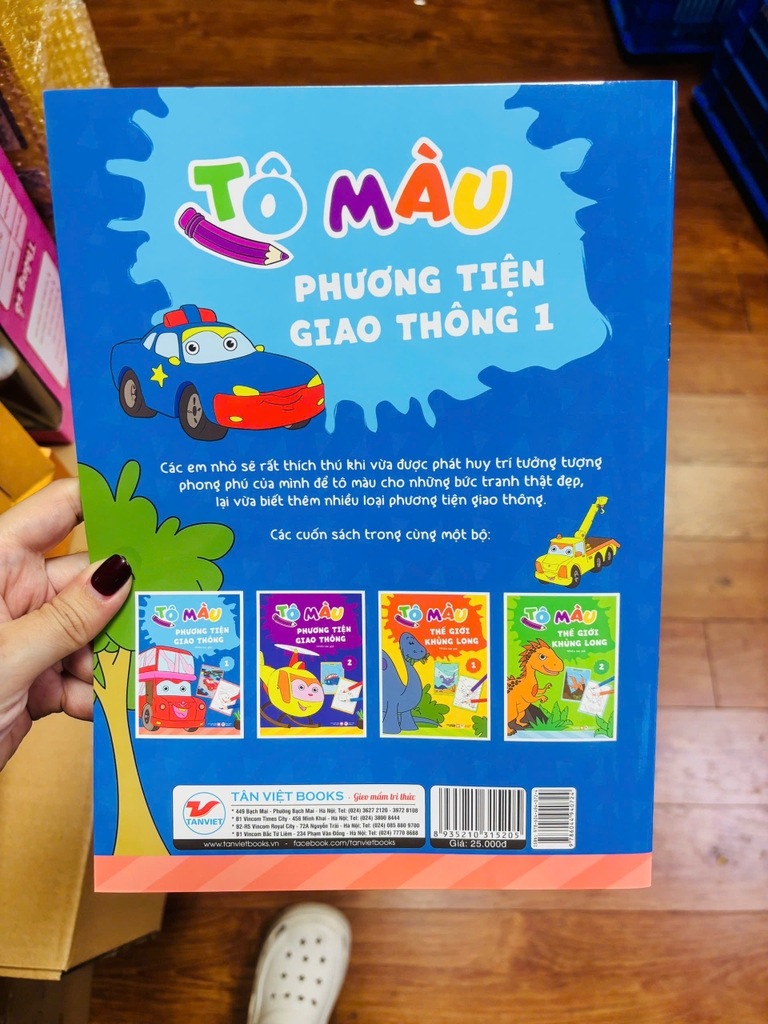 Tô Màu Phương Tiện Giao Thông 1 - Tái Bản 2026
