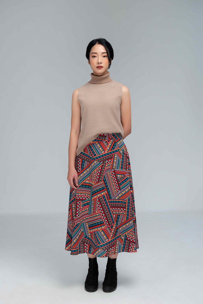 Đầm Maxi Tay Dài Cổ Chữ V Dáng Rộng Cài Nút Họa Tiết Thổ Cẩm Phong Cách  Boho Thời Trang Cho Nữ | Shopee Việt Nam