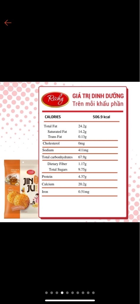 Bánh Gạo Mật Ong JINJU 100g