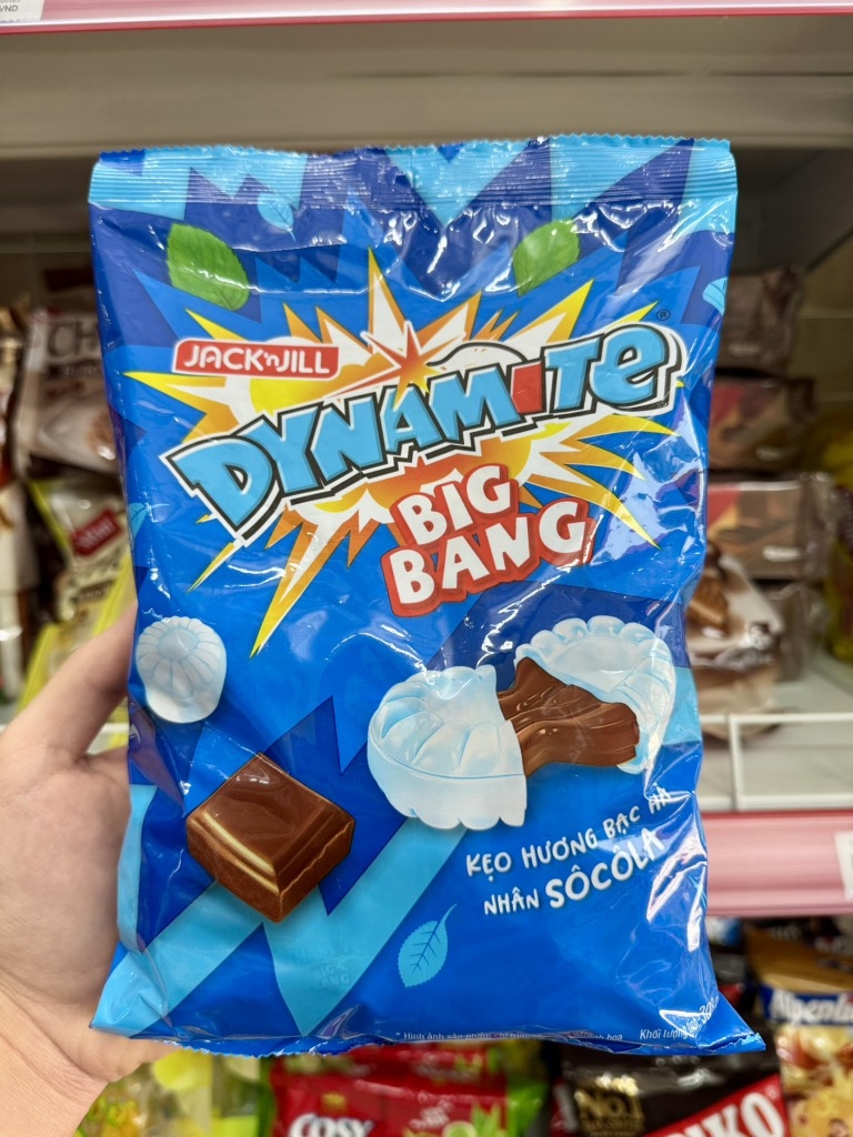 Kẹo Dynamite Big Bang - Hương Bạc Hà nhân Socola - チョコミント飴
