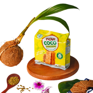 Bánh Dừa Nướng - 焼きココナッツクラッキー