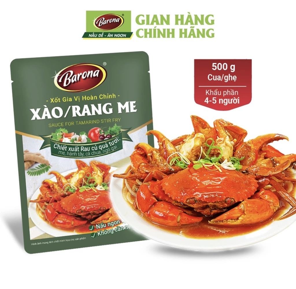 Xốt Hoàn Chỉnh Barona - Xào/Rang Me