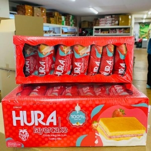 Bánh Hura LayerCake (Hộp 20 gói) - フラーソフトケーキ