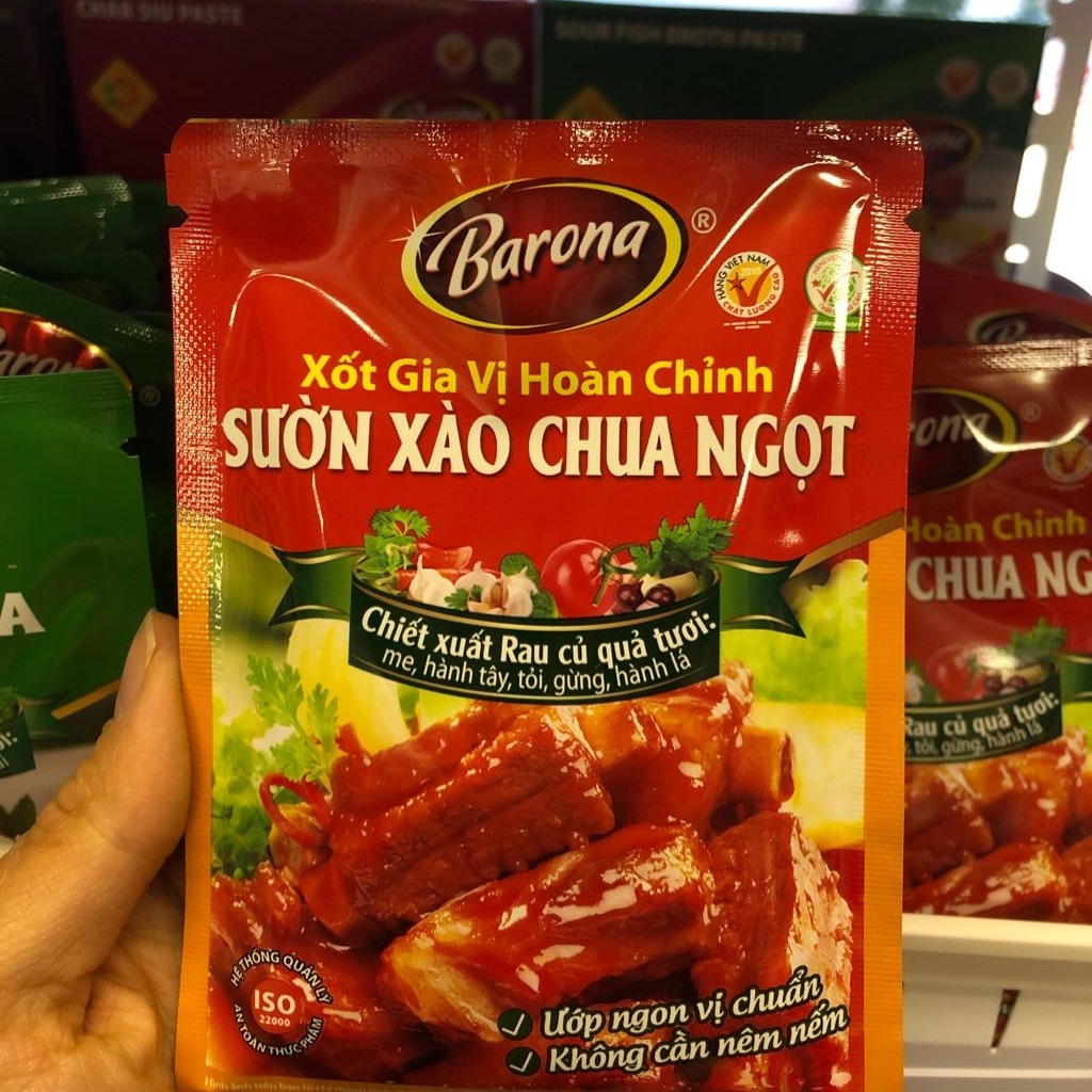 Xốt Sườn Xào Chua Ngọt Barona/甘酸っぱいスペアリブソース