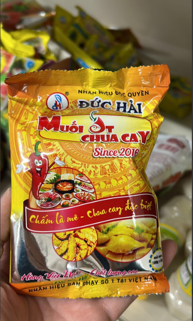 Muối Chua Cay Đức Hải gói 100g loại ngon