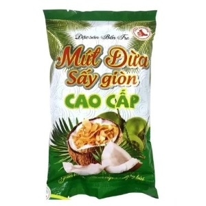 Mứt Dừa Sấy Giòn - ドライココナッツ肉
