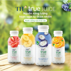 Nước Sữa Trái Cây TH True Juice Milk - TH ジュース