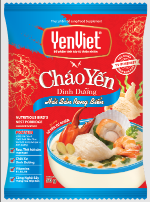 Cháo Yến Ăn Liền - Yến Việt - Gói 50g - インスタントお粥