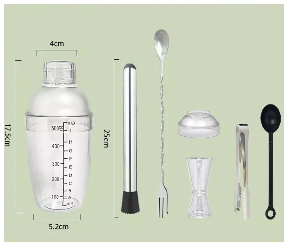 Bộ Dụng Cụ Pha Chế Cocktail
