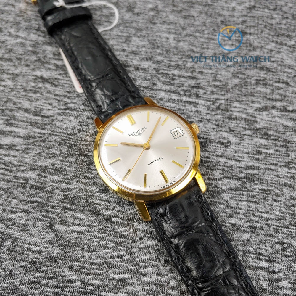 Đồng Hồ Vintage Longines Flagship Demi Niềng Vàng Đúc 14k