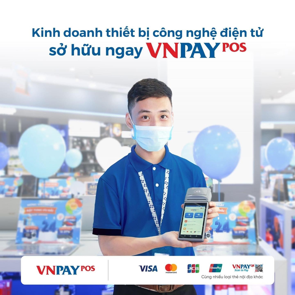 Máy Pos Quẹt Thẻ Cầm Tay P2 Pro - VNPAY