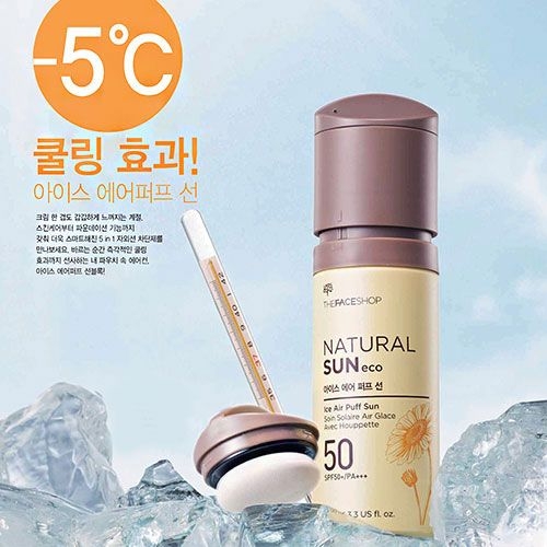 Kem Chống Nắng Natural Sun Eco Ice Air Puff Sun SPF50+ PA+++
