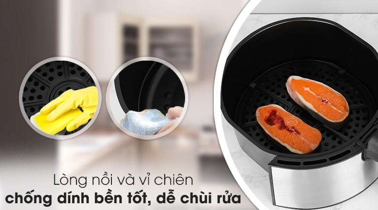 Nồi chiên không dầu Mishio MK-220 5 lít
