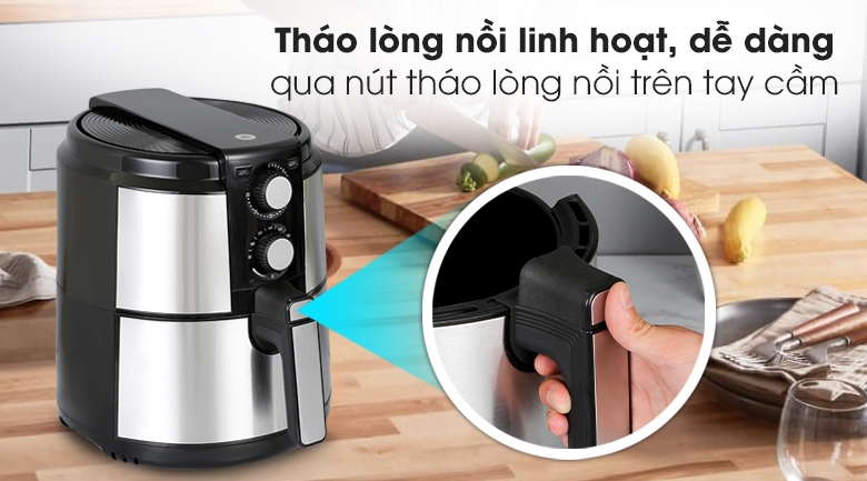 Nồi chiên không dầu Mishio MK-220 5 lít