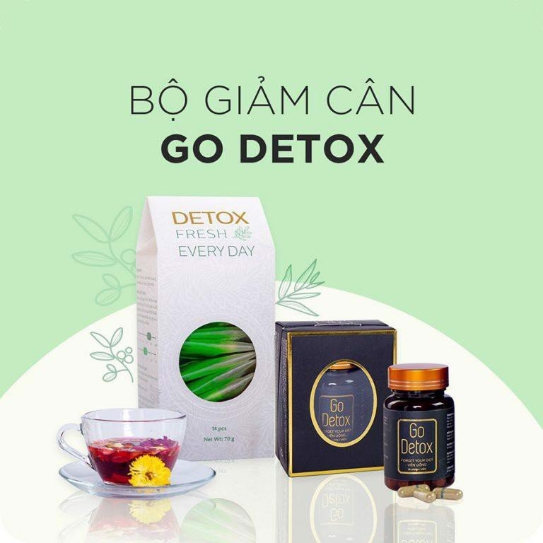 Bộ Đôi Giảm Cân Go Detox Và Thanh Lọc Cơ Thể Detox Fresh