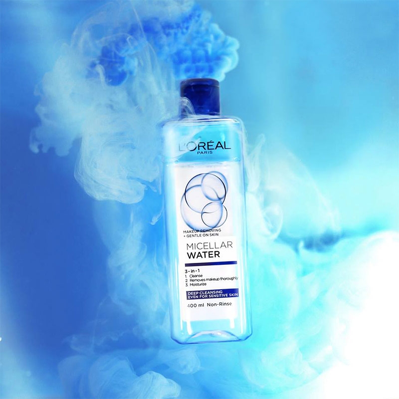 Nước Tẩy Trang L'Oreal Làm Sạch Sâu Trang Điểm 400ml Micellar Water 3-in-1 Deep Cleansing Even For Sensitive Skin