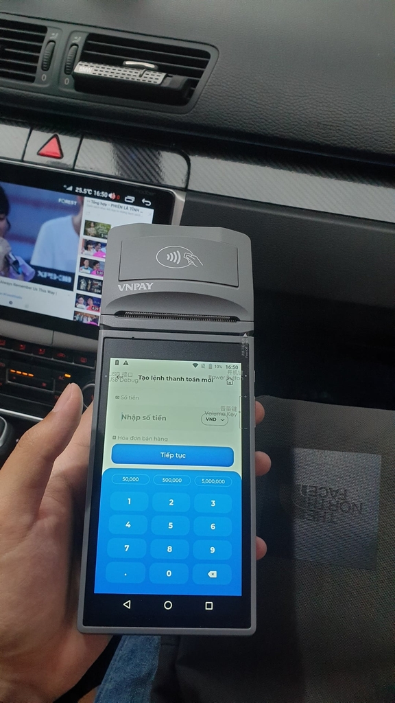 Máy Pos Quẹt Thẻ Cầm Tay P2 Pro - VNPAY