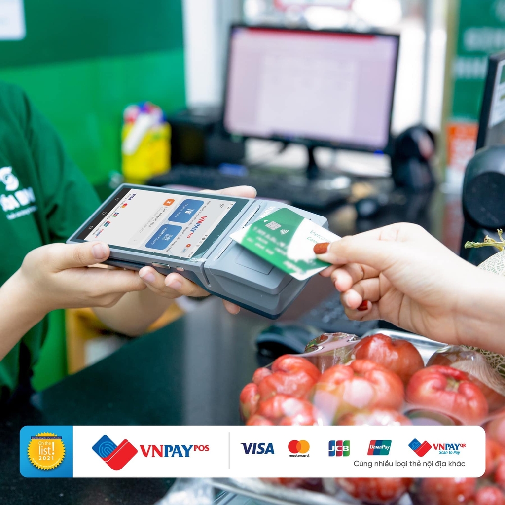 Máy Quẹt Thẻ ATM Cầm Tay P2 Pro - VNPAY