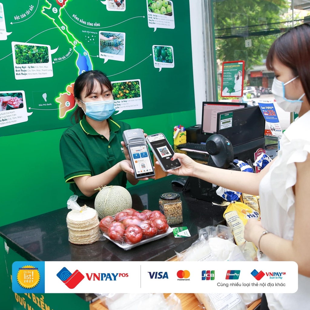 Máy Pos Quẹt Thẻ Cầm Tay P2 Pro - VNPAY