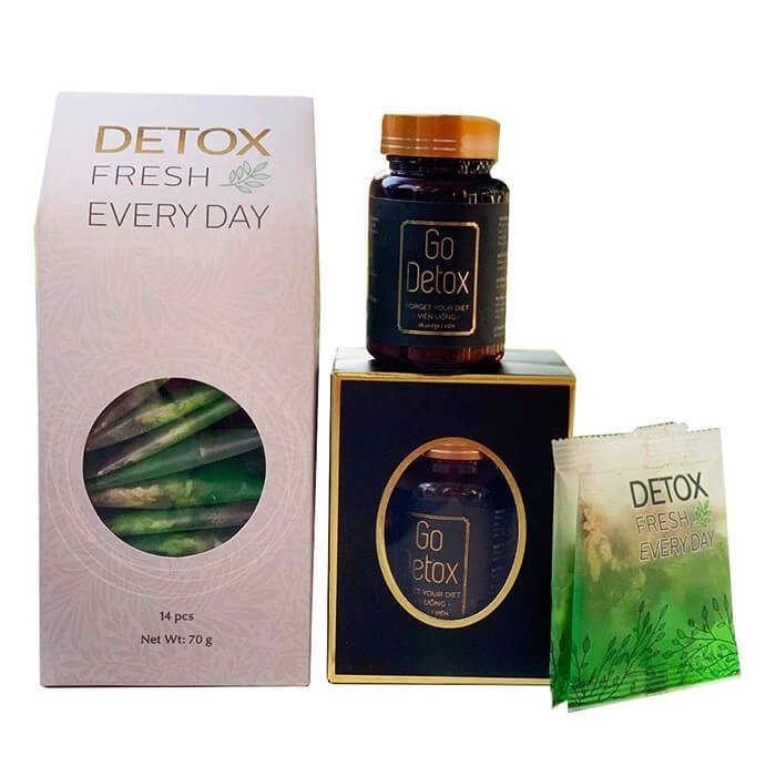 Bộ Đôi Giảm Cân Go Detox Và Thanh Lọc Cơ Thể Detox Fresh