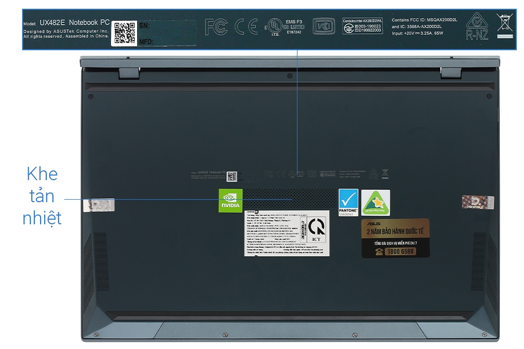 Laptop Asus ZenBook Duo UX482EG i5 1135G7/8GB/512GB/2GB MX450/Touch/Pen/Túi/Stand/Win10 (KA166T)