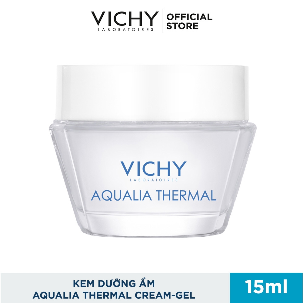 Kem Dưỡng Vichy Cấp Ẩm & Cung Cấp Nước Dạng Gel 15ml Aqualia Thermal Rehydrating Cream-Gel