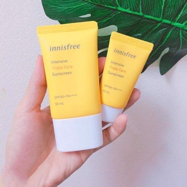 Kem Chống Nắng Innisfree Triple Care SPF 50+ PA++++ Phù hợp với mọi loại da