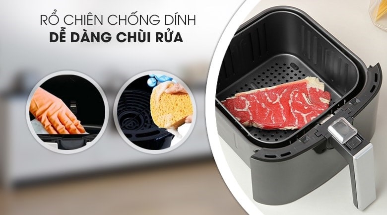 Nồi chiên không dầu Ava AF40155D 5 lít