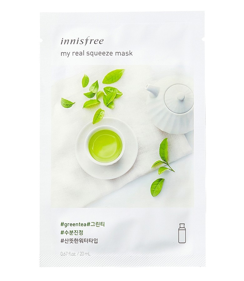 Mặt Nạ Giấy innisfree My Real Squeeze Mask (Combo 10 Miếng)