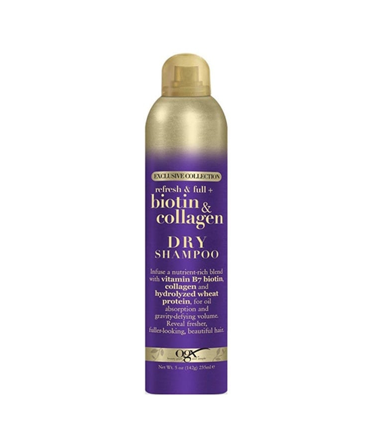 Dầu Gội Khô OGX Exclusive Collection Biotin & Collagen Dry Shampoo (235ml)