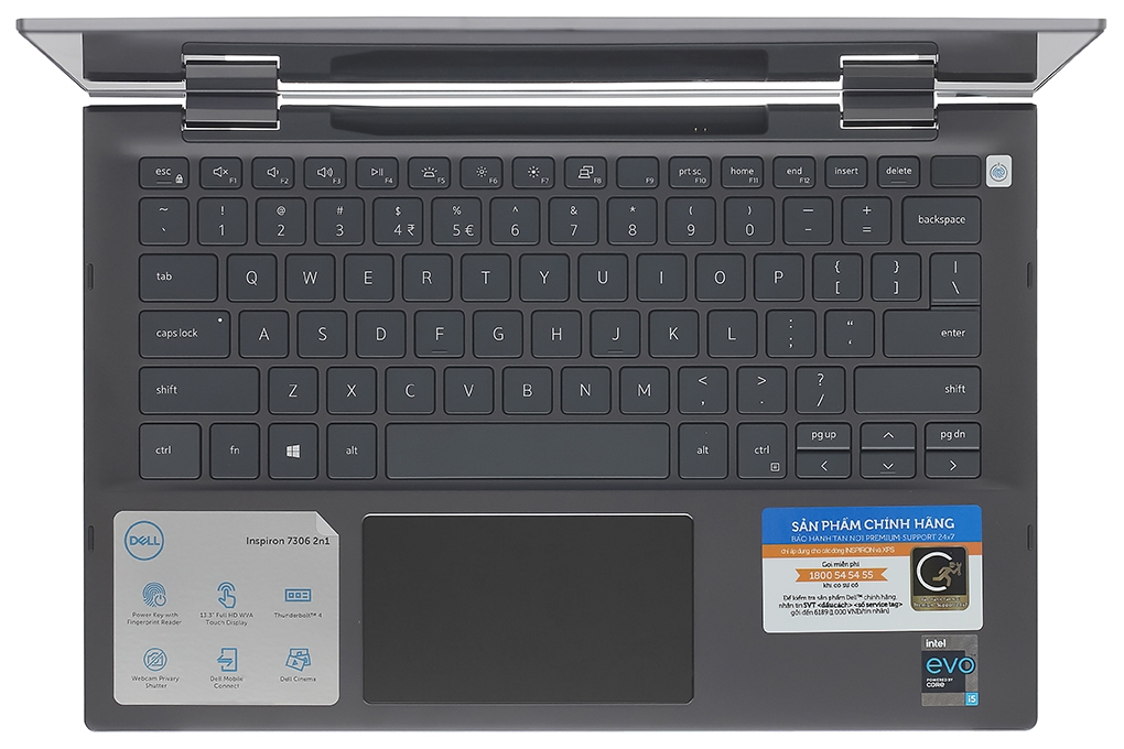 Laptop Dell Inspiron 7306 i5 1135G7/8GB/512GB/Touch/Pen/Win10 (N3I5202W)