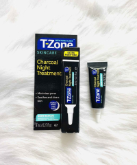 Gel trị thâm ban đêm than hoạt tính T-zone Skincare Charcoal Night Treatment 8ml – Se khít lỗ chân lông