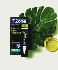 Gel trị thâm ban đêm than hoạt tính T-zone Skincare Charcoal Night Treatment 8ml – Se khít lỗ chân lông