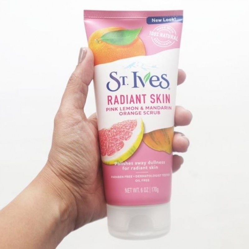 Sữa Rửa Mặt Tẩy Tế Bào Chết Quả Mơ Ngừa Mụn St.Ives 170g Blemish Control Apricot Scrub