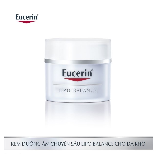 Kem Dưỡng Ẩm Eucerin Dành Cho Da Khô, Da Nhạy Cảm 50ml Lipo Balance