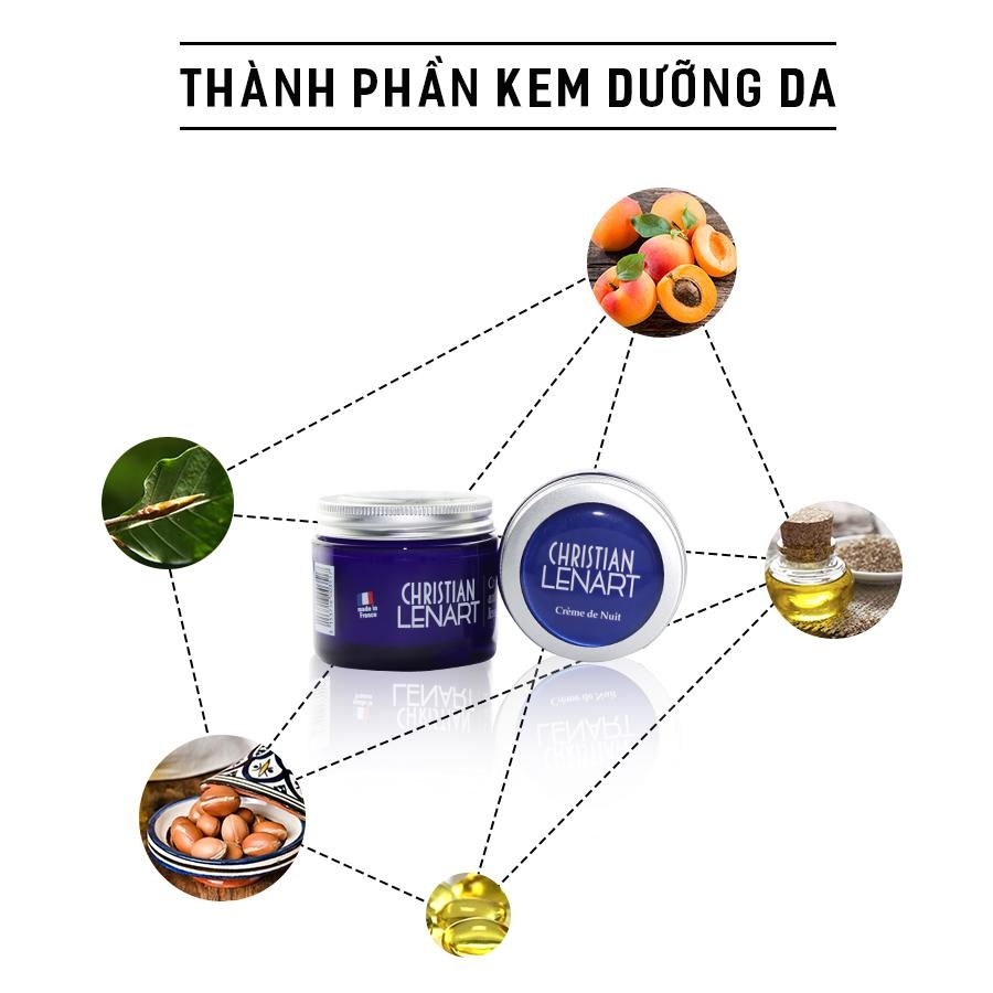Kem Dưỡng Đêm Christian Lenart Ngăn Ngừa Lão Hóa Da 60ml Creme De Nuit Anti Age Nourrissante