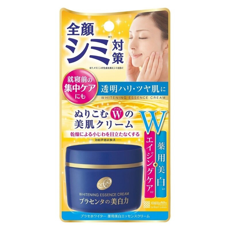Kem Dưỡng Meishoku Sáng Da, Ngăn Ngừa Lão Hóa 55g Placenta Medicated Whitening Essence Cream