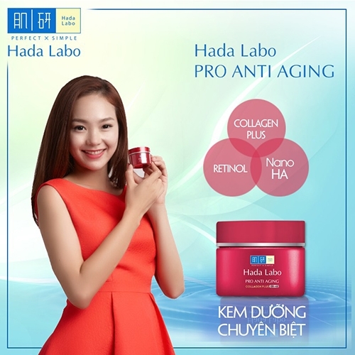 Kem Dưỡng Hada Labo Chuyên Biệt Cải Thiện Da Lão Hóa 50g Pro Anti Aging α Lifting Cream
