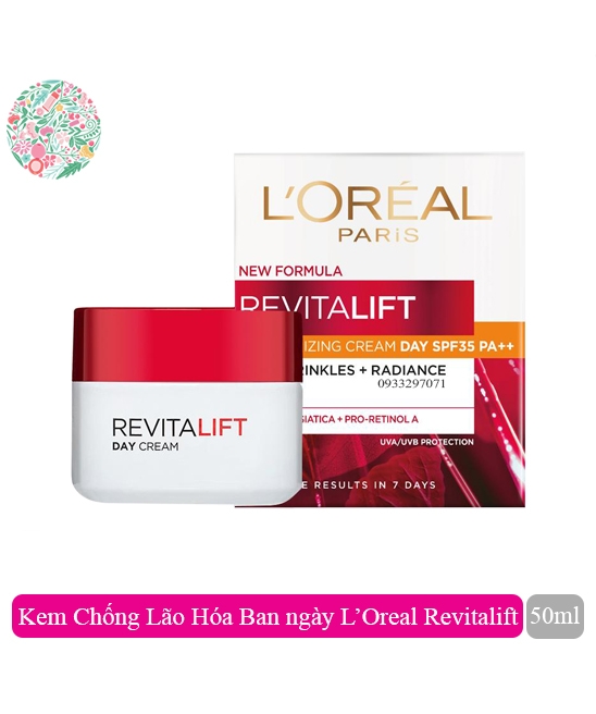 Kem Dưỡng Ngày L'Oréal Ngừa Lão Hóa SPF35 PA++ 50ml Revitalift Day Cream SPF35 PA++