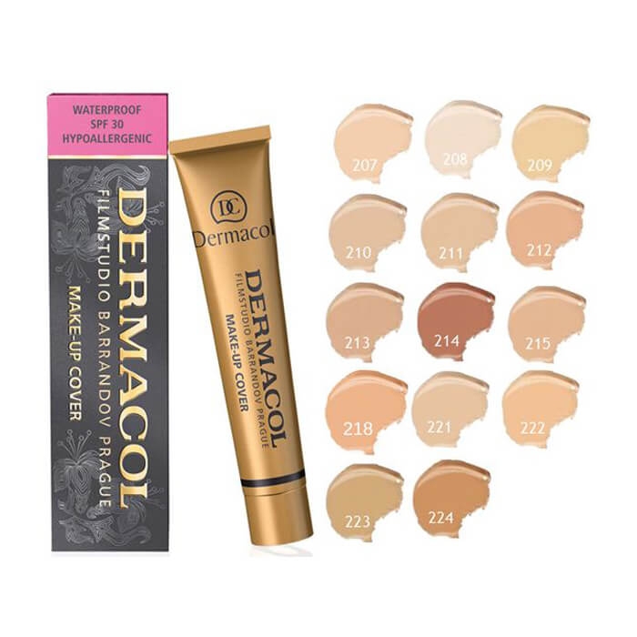 Kem Che Khuyết Điểm Dermacol Makeup Cover Cream