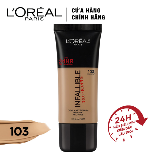 Kem Nền L’Oreal Infallible Pro-Matte 24HR Foundation