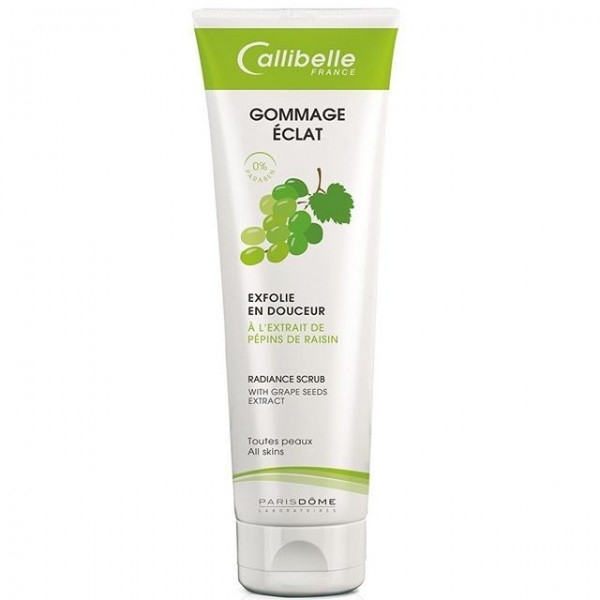 Kem Tẩy Tế Bào Chết Callibelle Dưỡng Ẩm, Trẻ Hóa Da 150ml Gommage Eclat Raisin