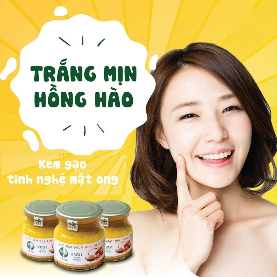 Kem Gạo Tinh Nghệ Mật Ong – Độc Mộc